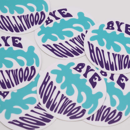 Bye Hollywood Sticker
